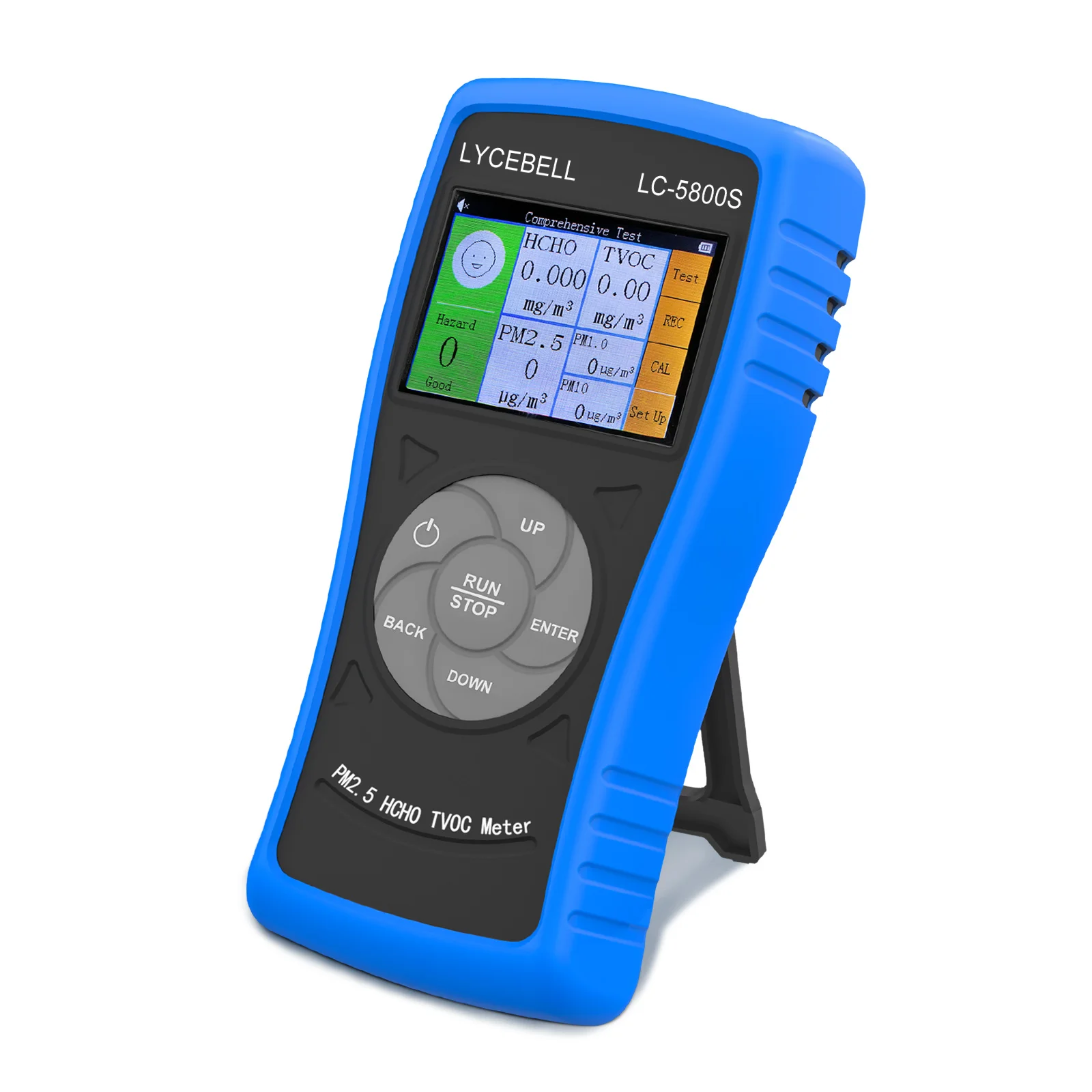 5800S PM2.5 HCHO TVOC Air Quality Detector Operating Instructions