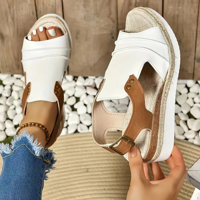 Women Wedges Sandals 2024 New Summer Lightweight Shoes for Women Platform Casual Sandals Women Beach Luxury Designer Sandals