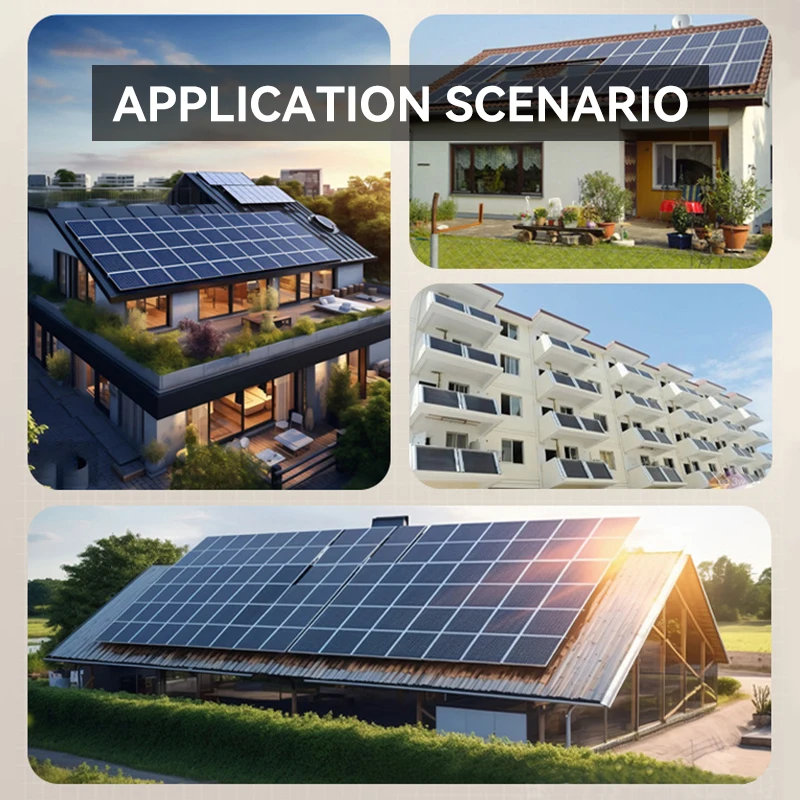 AC DC Air Conditioner with Solar Panel Hybrid Solar Power Easy Installation for Home and Hotel Use