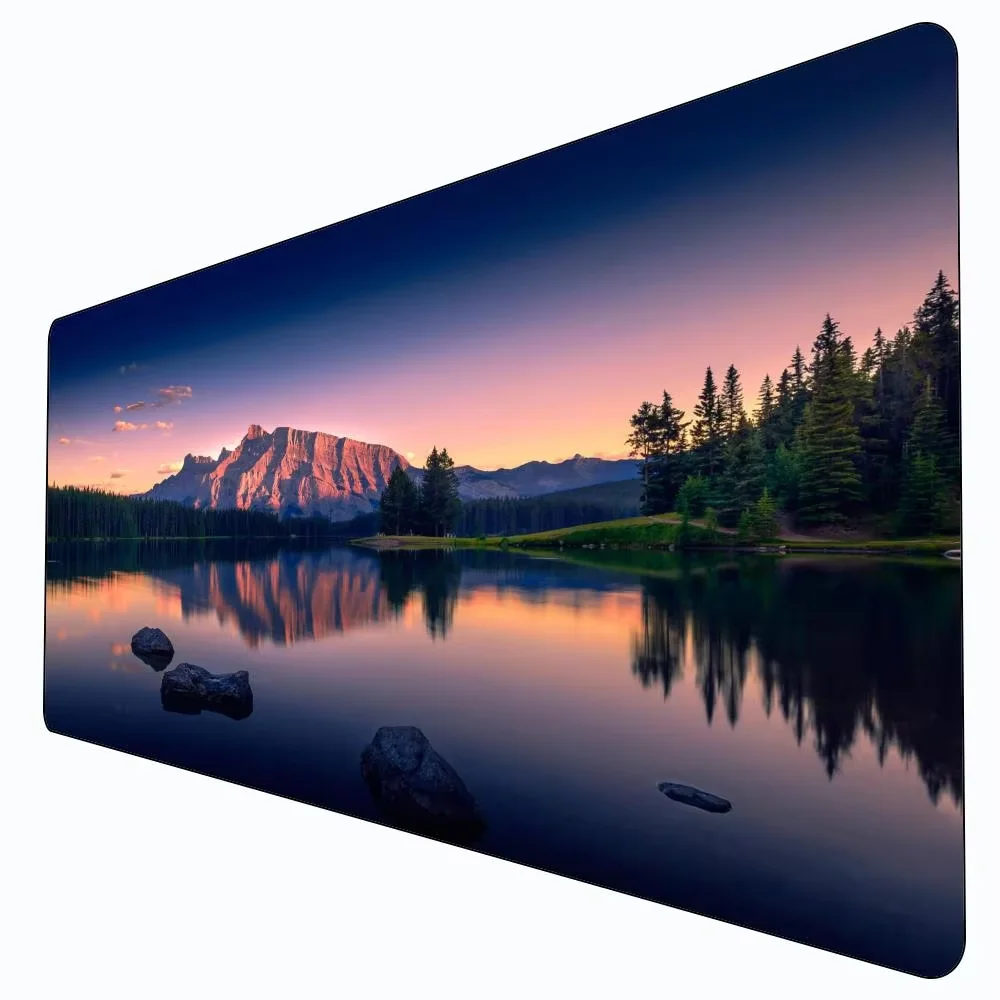 

Коврик для мыши Natural Lake, большой размер, резиновая основа, нескользящие аксессуары для ПК, настольные аксессуары, коврик для мыши для офиса и геймера, коврики для клавиатуры, декоративный коврик