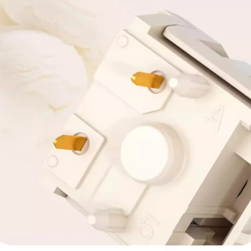 Custom Kailh BOX Cream PRO Switch Mechanical Keyboard Linear Switch 45g for Backlight Mechanical Keyboard RGB Game Office Switch