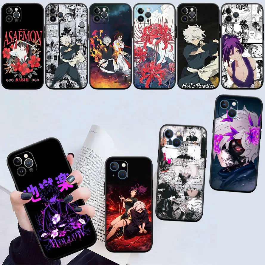 AR45 Hell's Paradise Shell Phone Case for Samsung Galaxy Note 10 20 S23 S24 S25 Ultra FE Plus Edge Lite A02S A35 A07 A17