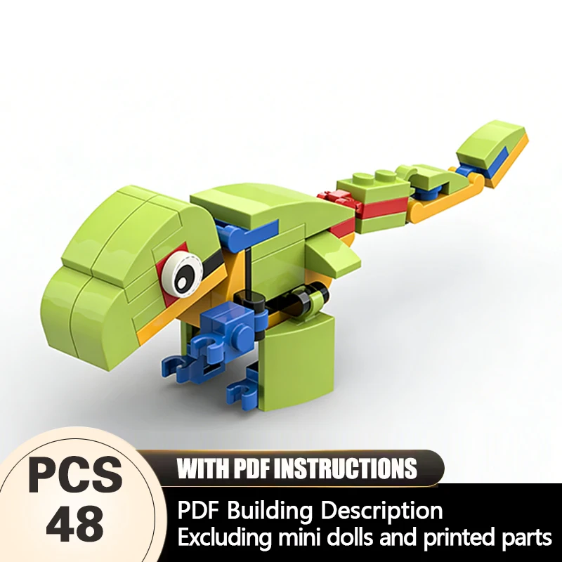 

Creators Animal Series Model MOC Building Bricks Small Dinosaur Modular Technology Gifts Holiday Assemble Children Toys Suit