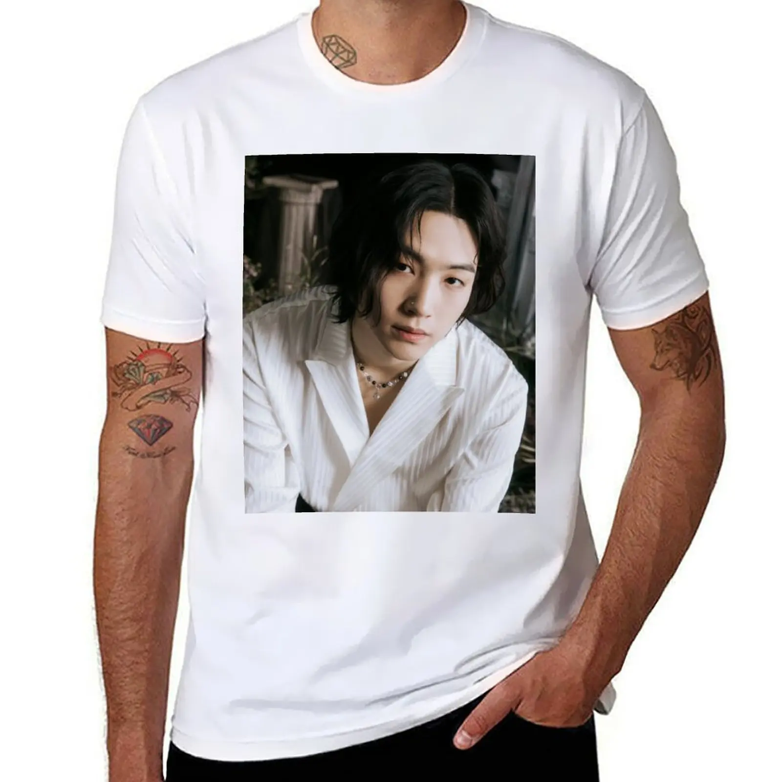 

GOT7 NOT BY THE MOON JB T-Shirt man t shirt heavy cotton man t shirts for men casual funny t shirts dark humor T-shirt