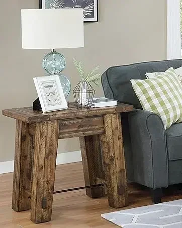 Mesa de console de madeira industrial Good Furniture 54" L