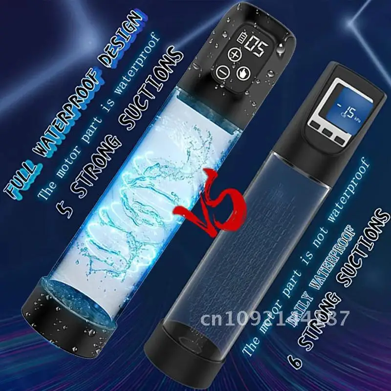 الكهربائية القضيب المياه سبا الذكور الديك توسيع القضيب موسع ديك مضخة مضخة جهاز أوتوماتيكي مص تكبير ضغط فراغ