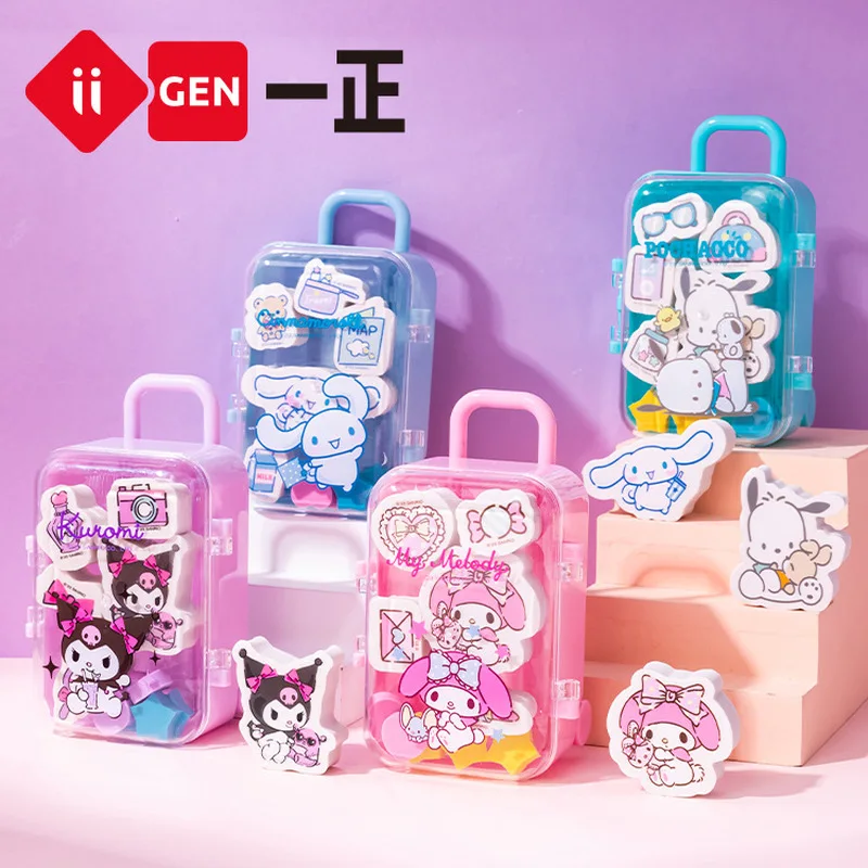 gomme-per-cancellare-a-forma-di-valigia-dei-cartoni-animati-iigen-sanrio-senza-sbavature-carine-con-personaggi-kuromi-my-melody-cinnamoroll-per-studenti-delle-scuole-elementari-articoli-scolastici