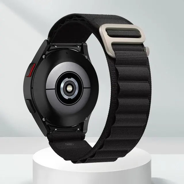 Ремешок Alpine Loop для Samsung Galaxy Watch 4 5 6 7 FE 40 мм 44 мм/Watch 4 6 Classic/Watch 5 Pro 45 мм, нейлоновый браслет с оплеткой