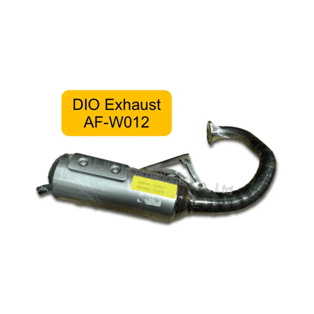 Factory Hot Selling DIO AF-W012 Motorcycle Racing Muffler Exhaust Pipe For AF17 AF18 AF27 AF28