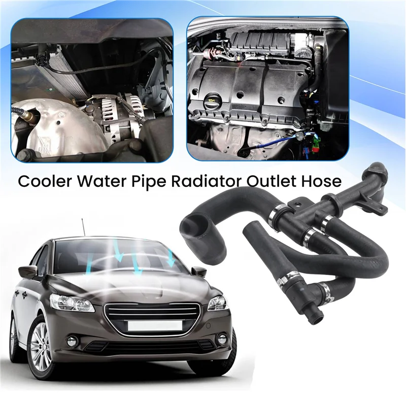 

9809851480 Cooler Water Pipe Radiator Outlet Hose For 301 2008 16V Engines Radiators Cooling Hose