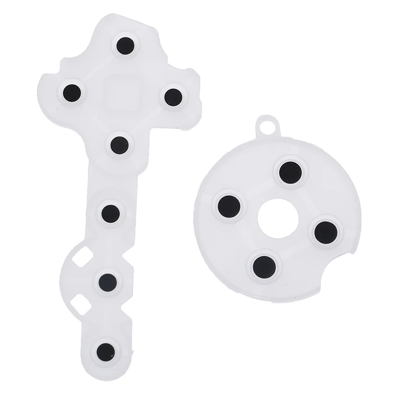 2pcs/set Transparent Controller Conductive Rubber Pad Contact Pad for XBOX360 High Quality
