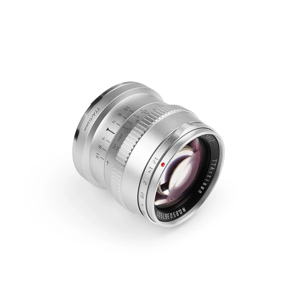 TTArtisan 50mm F1.2 APS-C Manual Focus Camera Lens for SONY E FUJI XF Canon M Panasonic Olympus M4/3 Nikon Z Leica L CanonR