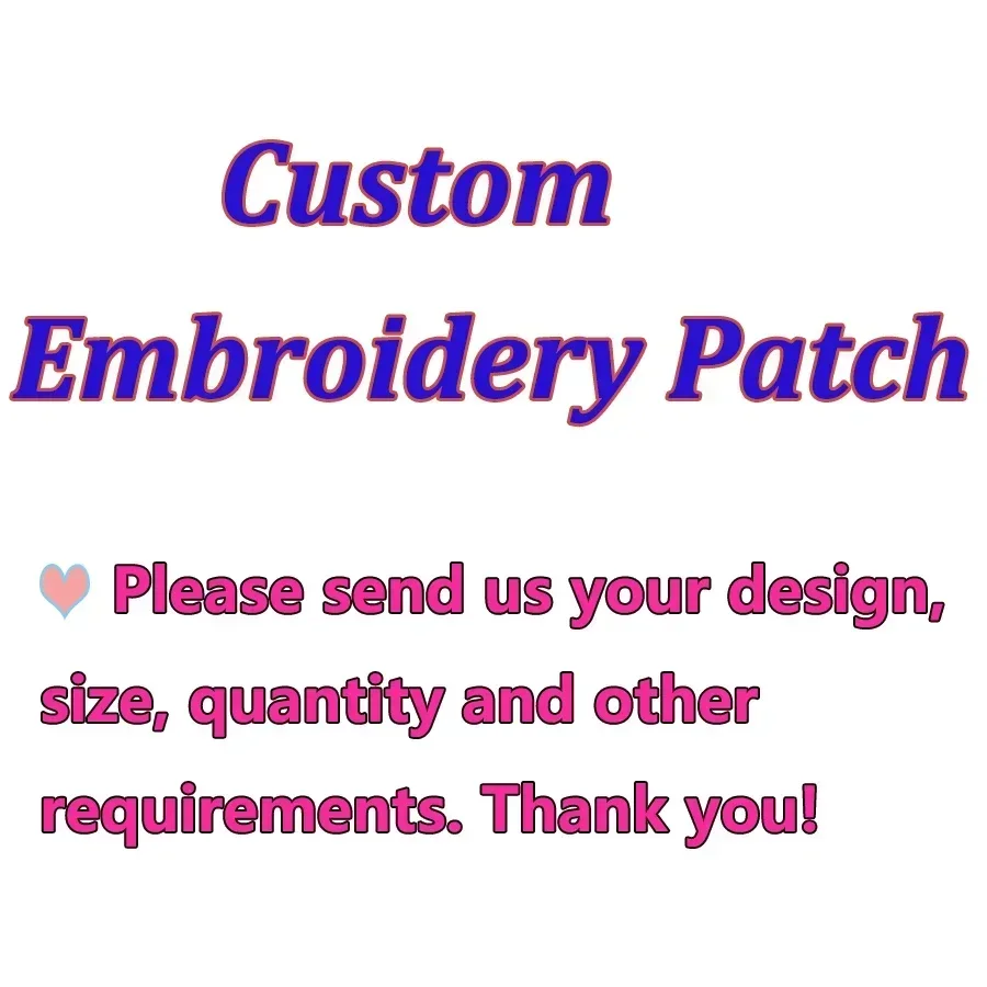 Custom Accessories Patches Logo for Clothes Iron on Transfer Applique Patches