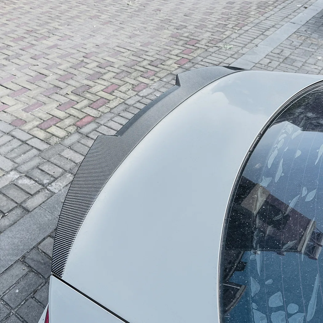 For Audi A3 S3 8V Sedan 2014 2015 2016 2017 2018 2019 2020 Car Rear Roof Spoiler Splitter Wing Rear Trunk Roof Lip Cap view 6