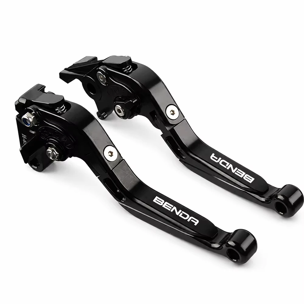 Motorcycle Adjustable Folding Brake Clutch Levers Handle Compatible With BENDA Rock 300 Dark Flag 500