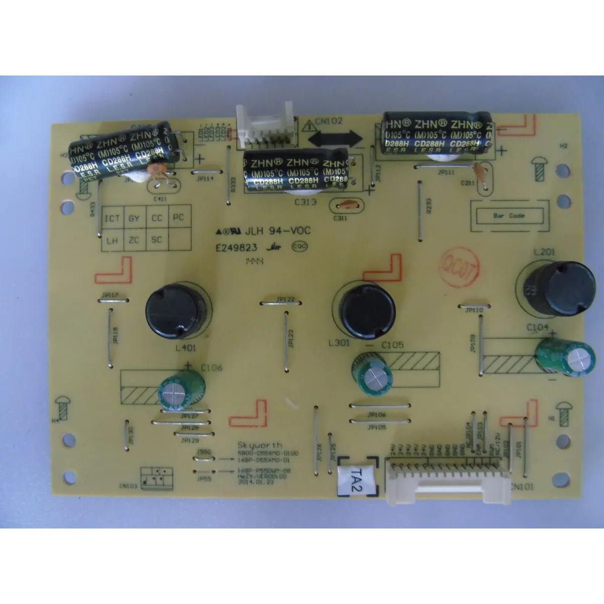 

for Skyworth 55E360E 40E360E Constant Current Plate 5800-D55XM0-0100 168P-P400XM-00