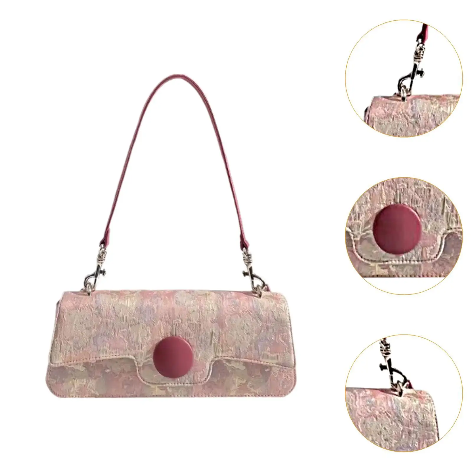 حقيبة كتف للنساء حقيبة ترفيهية محفظة كتف أنيقة للتسوق والتنقل #5