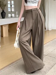 Alien Kitty S-3XL Wide Leg Trousers Chic Women Work Wear Loose 2024 Daily Mopping Autumn Office Lady Streetwear Pants Casual