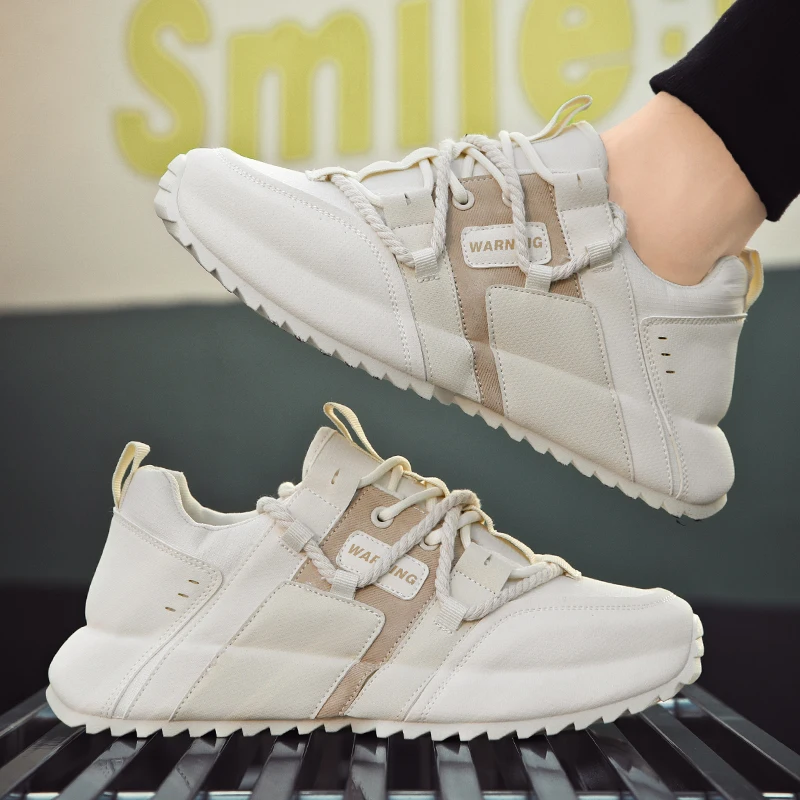 

Новые мужские туфли Agan весна/осень — повседневные кроссовки с дышащей сеткой, легкой нескользящей толстой подошвой, увеличивающие рост