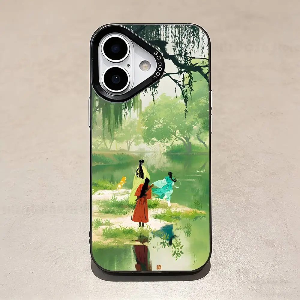 Lotus Tower Li Lianhua Phone Case For IPhone 17 16e 16 15 14 13 12 Pro Max X XR XS MAX Back Cover