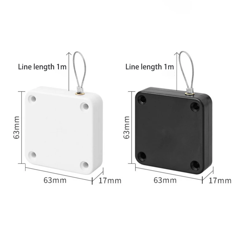 Automatic Door Closing 500g/1000g Tension No Punching Adjustable Door Closing Glass Punch Rope Type Door CloSing Device