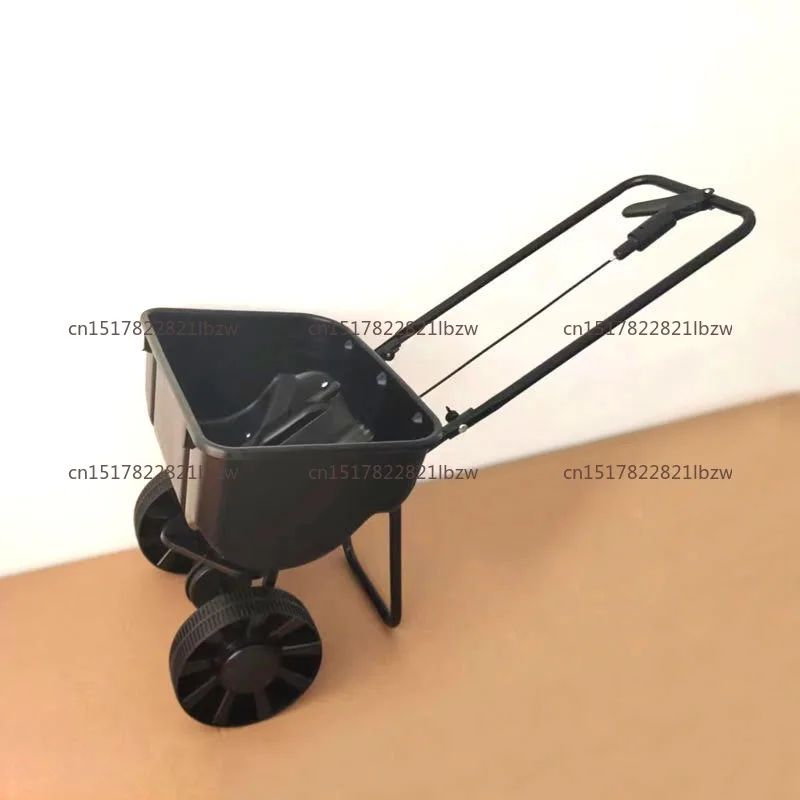 Garden Lawn Push Fertilizer Spreader – Salt & Ice Melt Spreader for Seeding & Deicing Applications