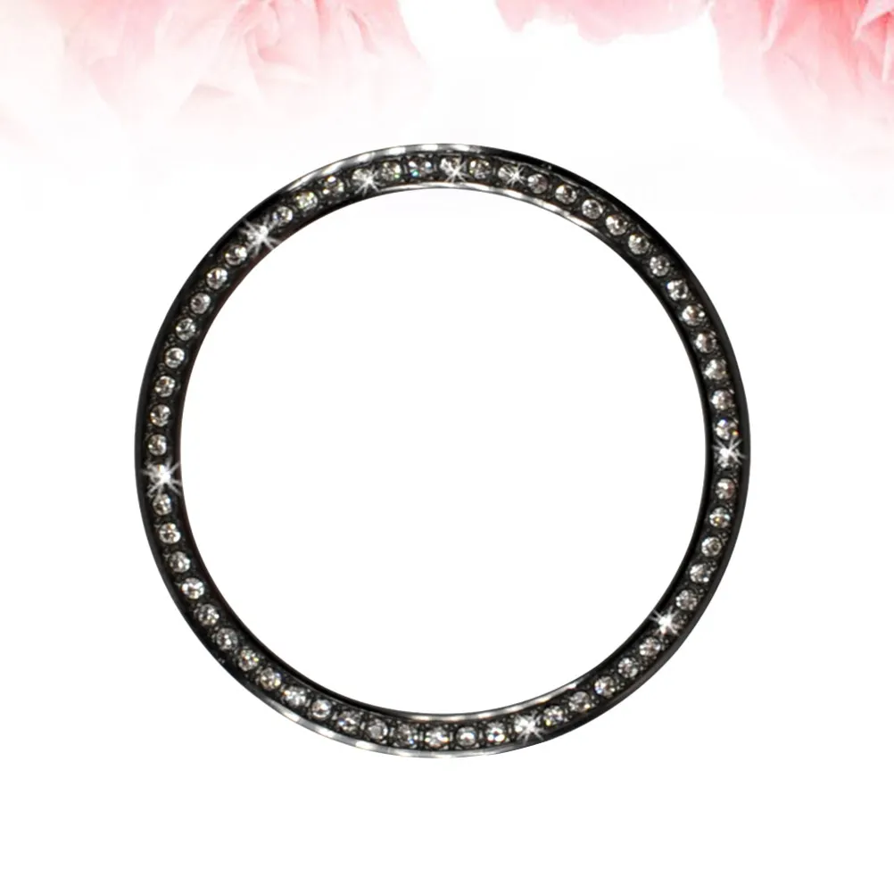 Anel de Bezel de Diamante em Liga de Ouro Rosé Compatível com Galaxy Watch 42mm, Protetor de Colisão e Arranhões para Smartwatch, Luxo e Moda