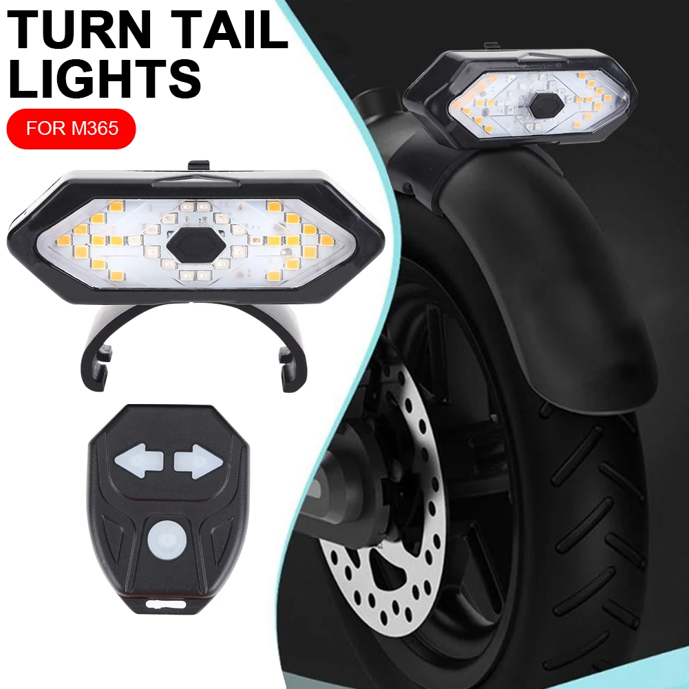 

900mAh Turn Signal Safety Light Smart Wireless Remote Control Scooter Taillights Micro USB Rechargeable for M365 Pro 2 MI 4