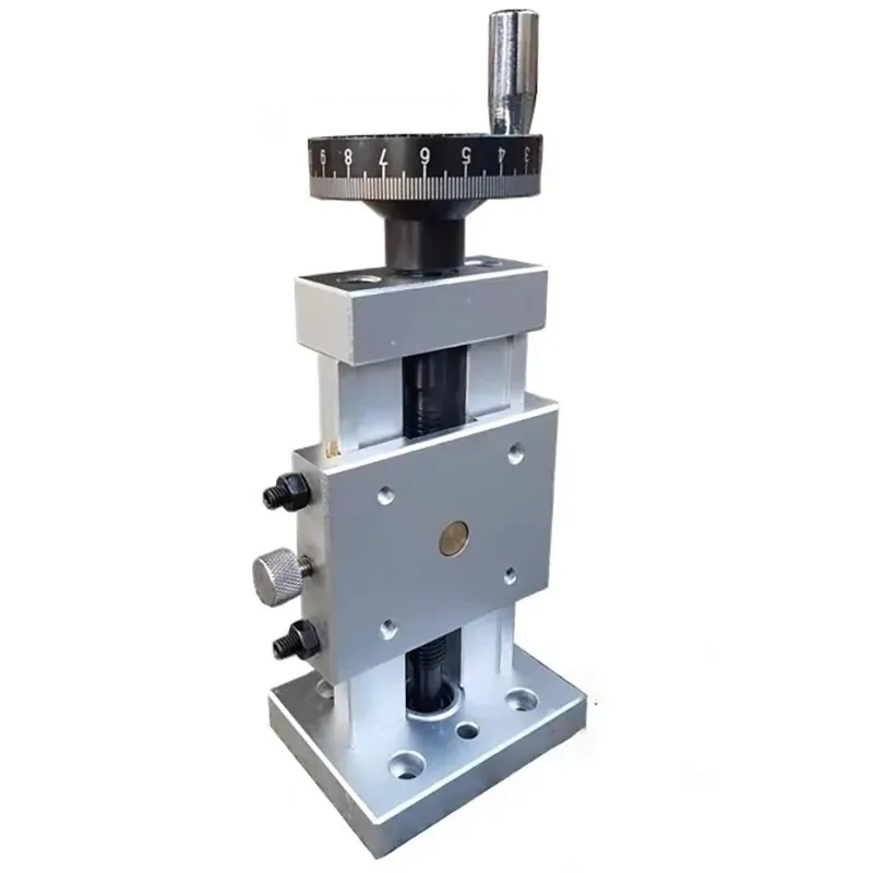 Z-axis Linear Module of Precision Vertical Sliding Table Worktable Dovetail Slot Sliding Table Sliding Screw Table Welding Tool