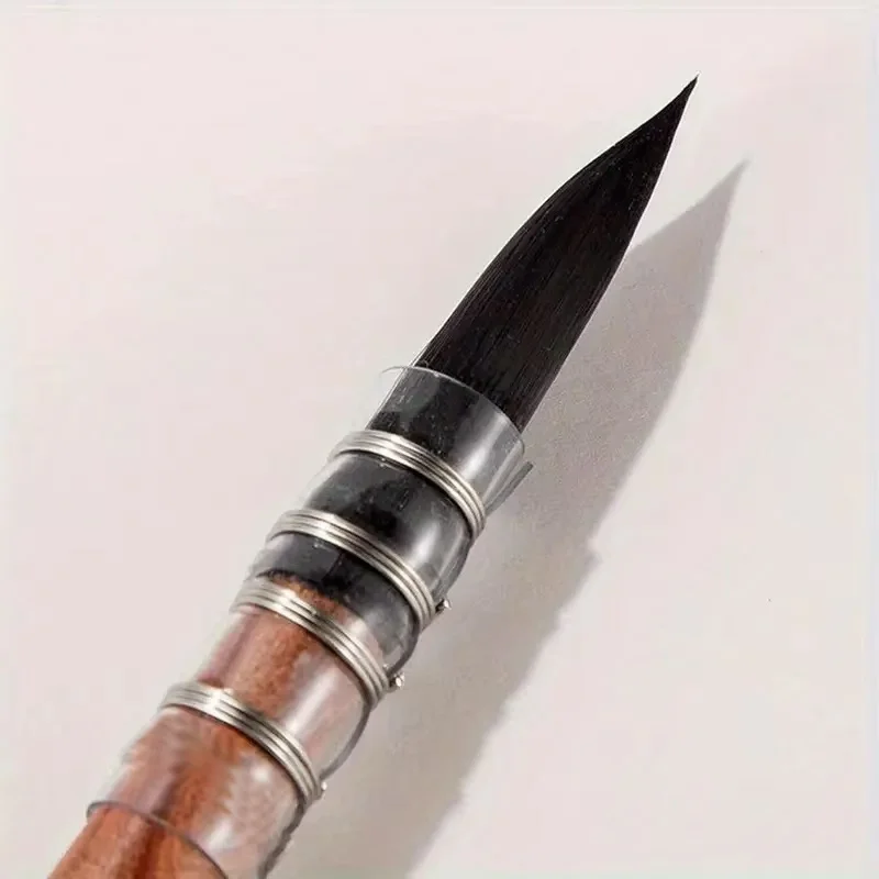 Hochwertiger Kunstpinsel, hochwertiger 2-in-1-Aquarellpinsel – weiche, runde Spitze, Aquarellbedarf, Druckpinsel – Detail 4