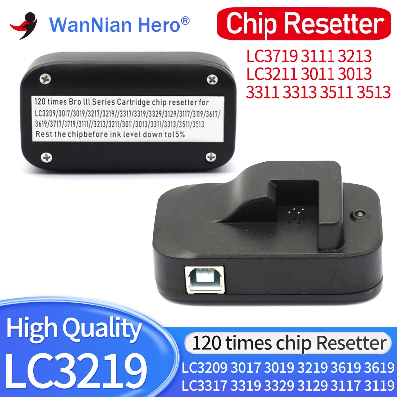 LC3719 Ink Cartridges chip Resetter For Brother LC3719 3111 3213 LC3211 3011 3013 3311 3313 3511 3513 LC3117 Printer chip Reset