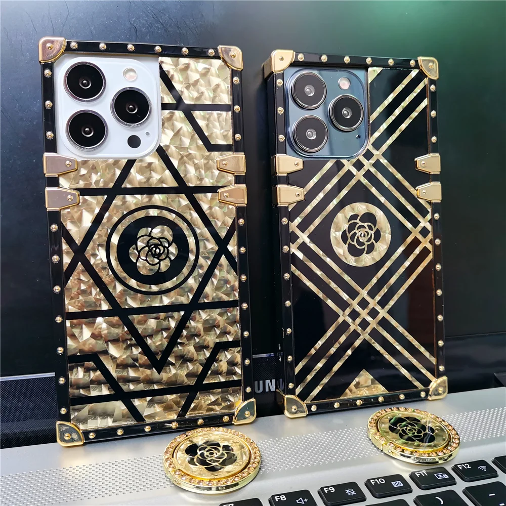 Luxury Cover Glitter Gold Rose Flower Phone Case For Xiaomi Redmi Note 13 PRO 13C Note 12 PRO 11 PRO 9 9C 10 10A 10C 12C