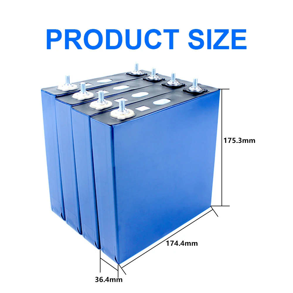 Grade A 6000 cycle 125Ah Lifepo4 Battery 3.2V Lithium iron phosphate Rechargeable Cell For DIY 12V 24V RV Solar Camping EU Stock