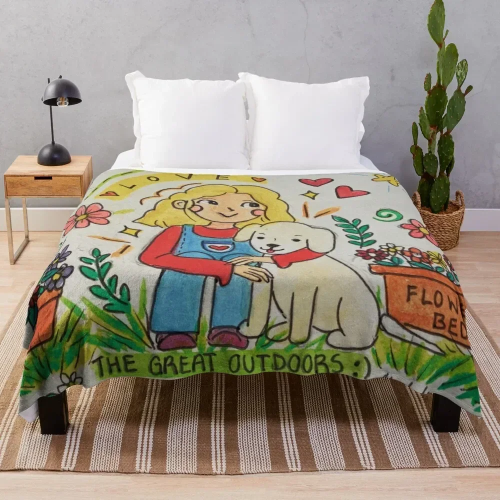 

Dog lover Throw Blanket Soft Plaid Summer cosplay anime heavy to sleep Blankets