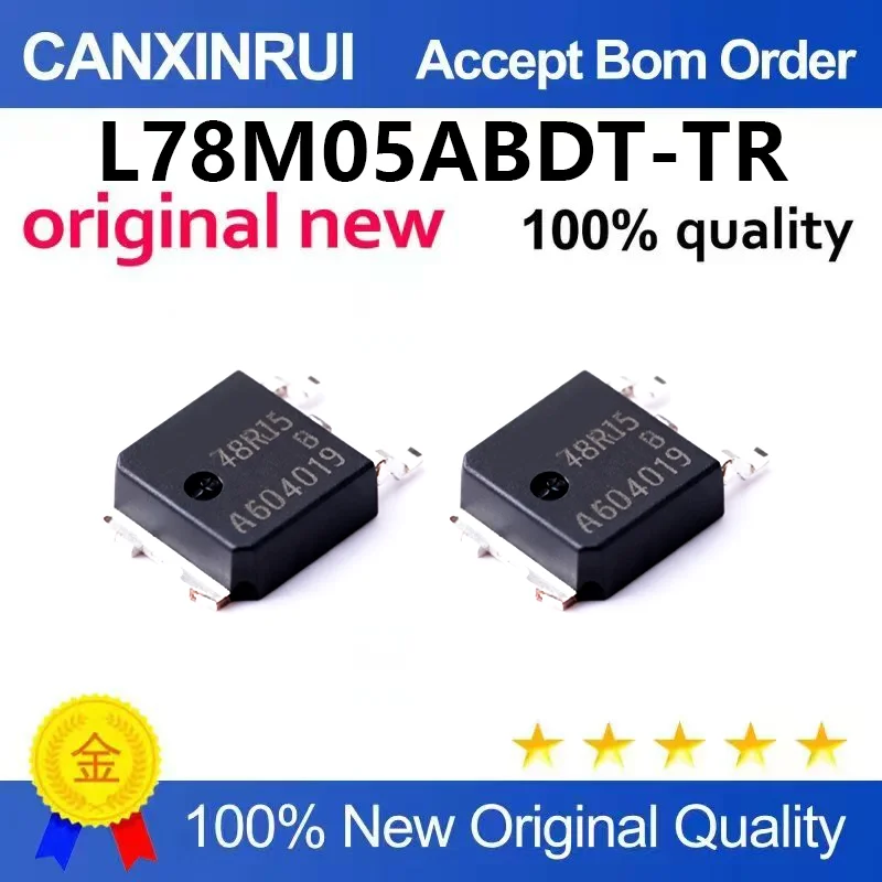 （5pcs-10pcs）New original patch L78M05ABDT-TR TO-252-2 fixed linear regulator chip