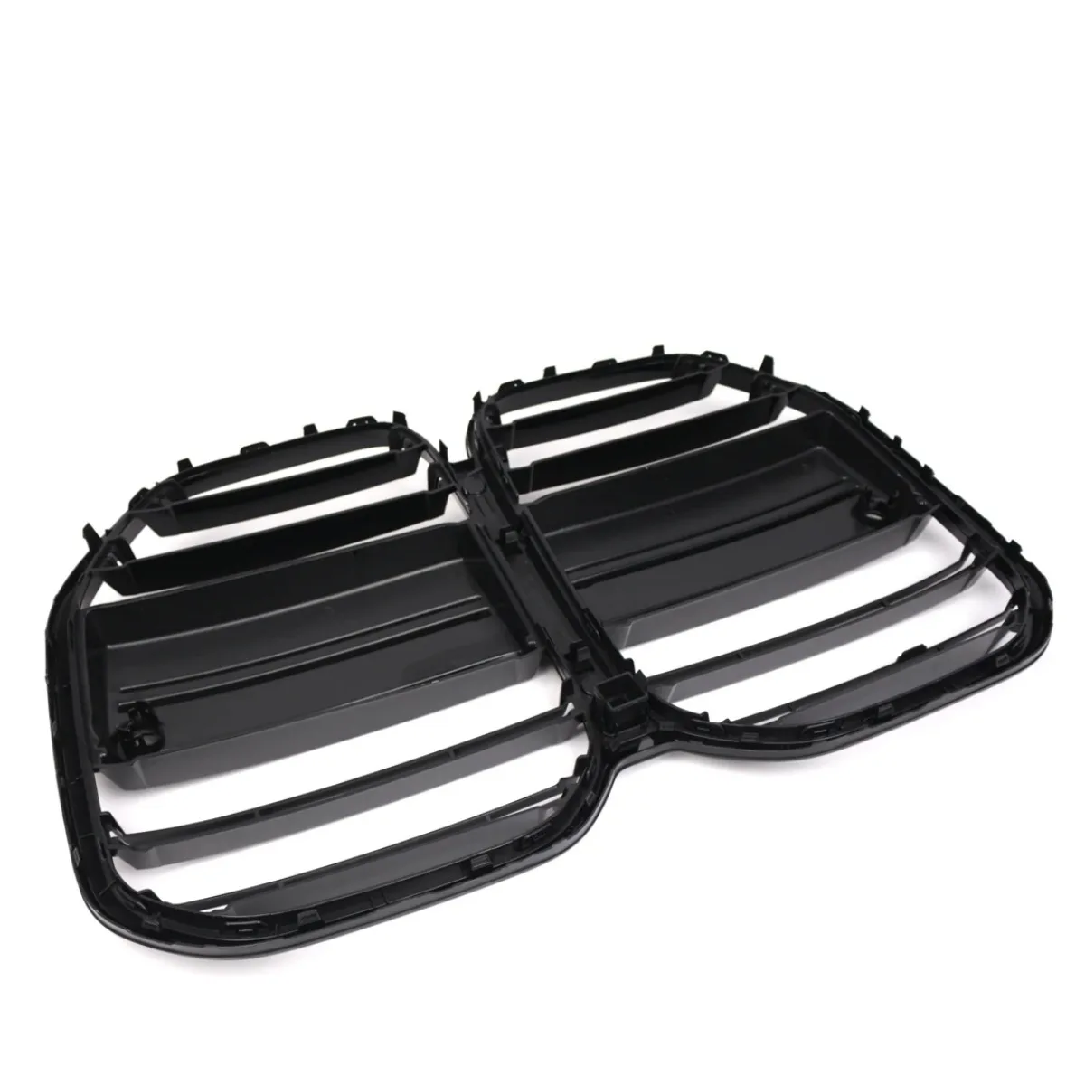 ل BMW 4 سلسلة G22 G23 430i 435i M440i 2-Door 2021 2022 2023 سيارة المصد الأمامي الكلى مصبغة لامعة الأسود العلوي سباق مصبغة