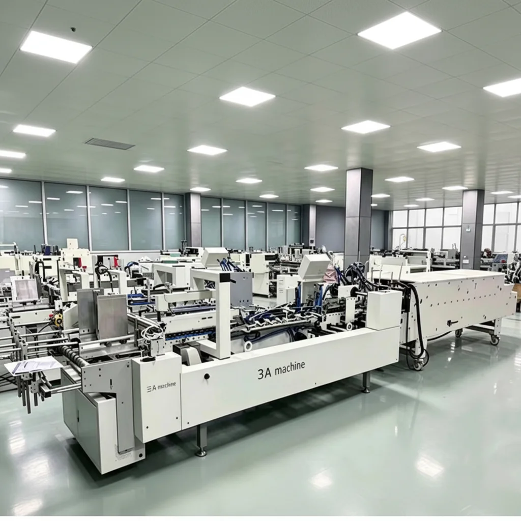 Smooth Operation 3A 800A-2 Box Folder Gluing Machine for Small to Medium Print & Packaging Plants