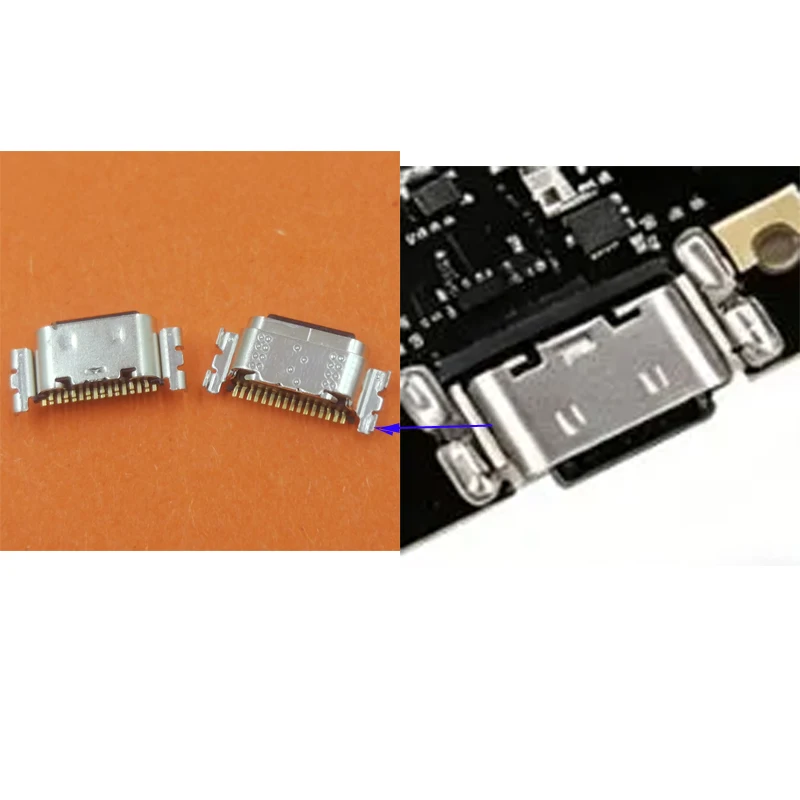 2-100Pcs Type C Port Contact Jack Charging Connector Plug USB Charger Dock For HOTWAV T7Pro T7S T7 Pro Cubot KingKong Star