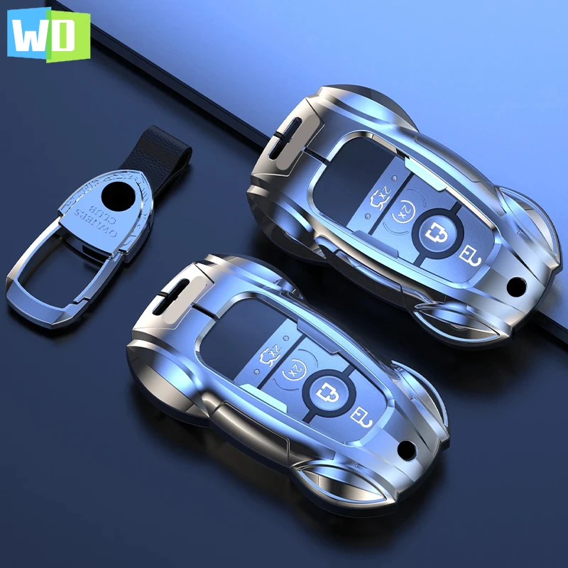 

Metal Car Remote Key Cover Case Holder Shell Keychain Fob For Ford New Focus Mondeo EVOS Escape Edge Explorer F-150 Mustang 2024