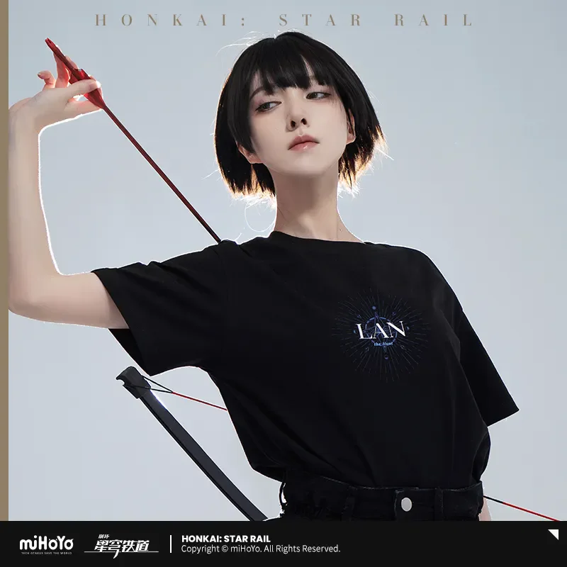 

MiHoYo Official Original Honkai Star Rail Collection Fables About Starry Sky Theme Series T-shirt Cosplay Short Sleeve Couple