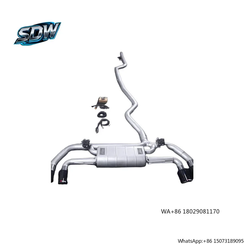 Stainless Steel Professional Mirror Polished 1.5mm Thick Performance Catback Exhaust Pipe  320i/325i/330i M5/M6/M8/X5M/X6M