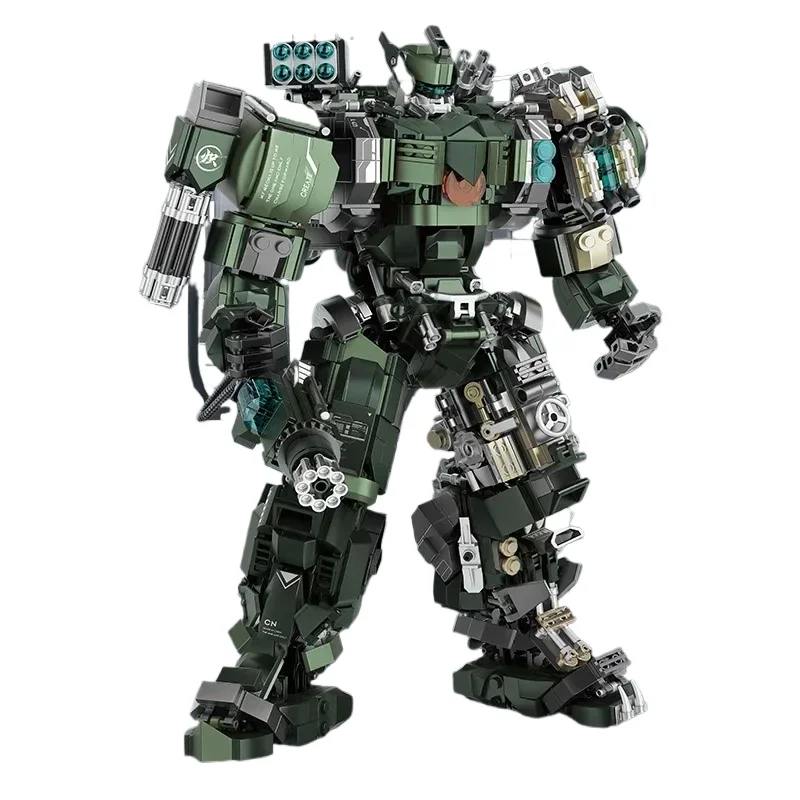 

Строительные блоки MOC Panda Mecha, Voyager, космическая фигурка, подвижные суставы, робот-космонавт, сделай сам, мини-кирпичи, игрушки для детей, подарки