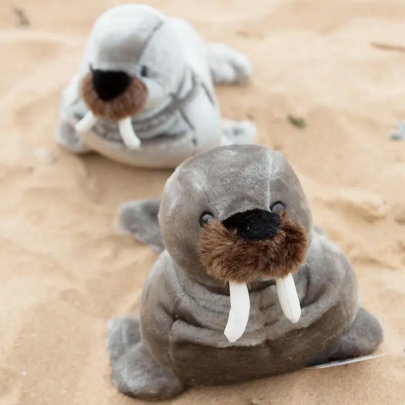 Walrus High Fidelity Anime Cute Plushie Morse Plush Toys Lifelike Animals Simulation Stuffed Doll Kawai Toy Gifts