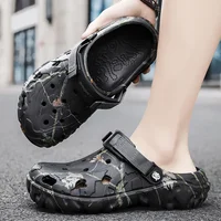 New Summer Men's Sandals New Home Garden Shoes Comfortable and Lightweight Men Slippers Non-Slip Soft Bottom Flip Flop Sandals 6