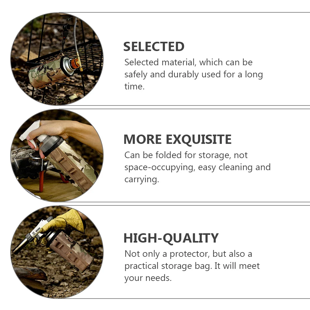 

1Pcs Gas Cylinder Tank Bag Reliable Fuel Tank Protector with Rugged Construction Compact Folding Storage for Outdoor Adventure