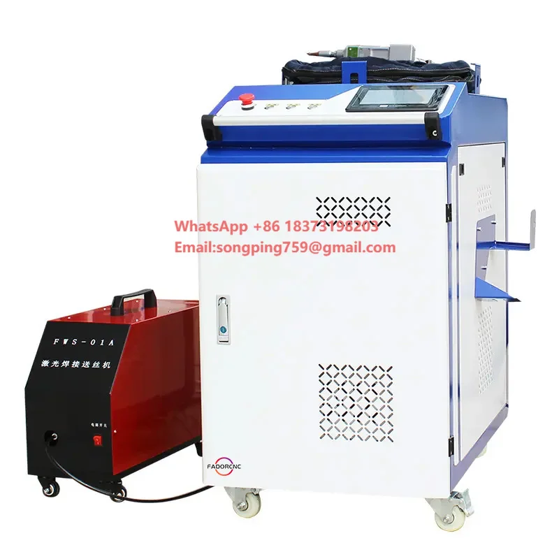 4 in 1 Fiber Las er 1000W 2000W 1500W 3000W  Handheld Fiber La ser Cleaning Machine La ser Welding  Price