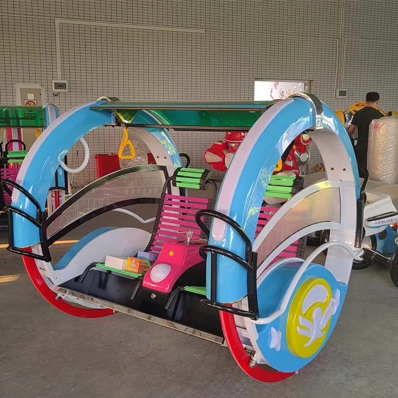 Car Square Children's Electric Amusement Vehicle Luminous Bumper Car Night Market Stall Amusement Equipment