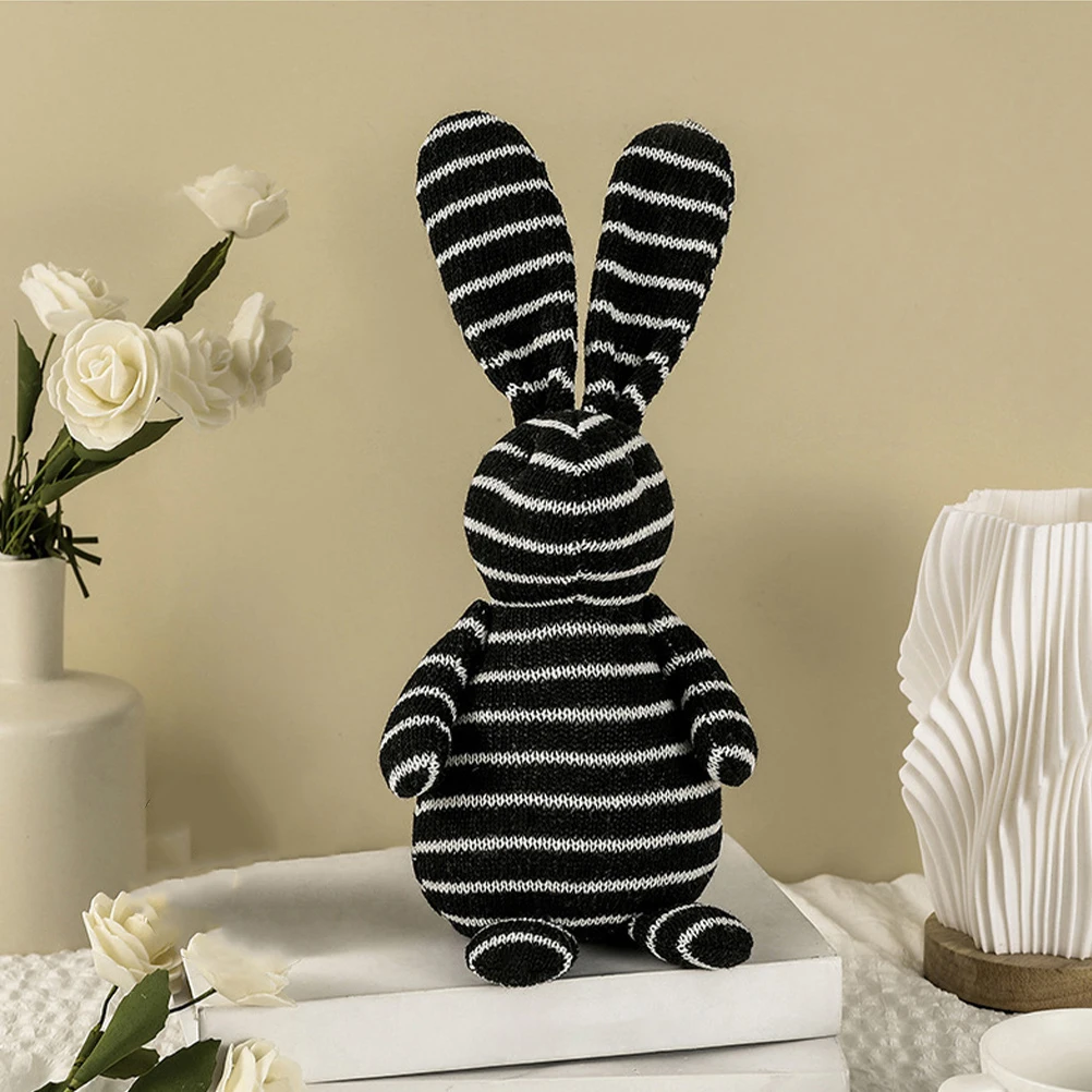 

Rabbit Ornament Bunny Table Decor Model Toy Desktop Ornaments Cute Figurine Toys Decorations Animal