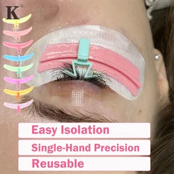 Eyelash Separator For Eyelash Extension Efficient Aid Silicone Pads For Eyelash Grafting For Beginners Professional Makeup Tool