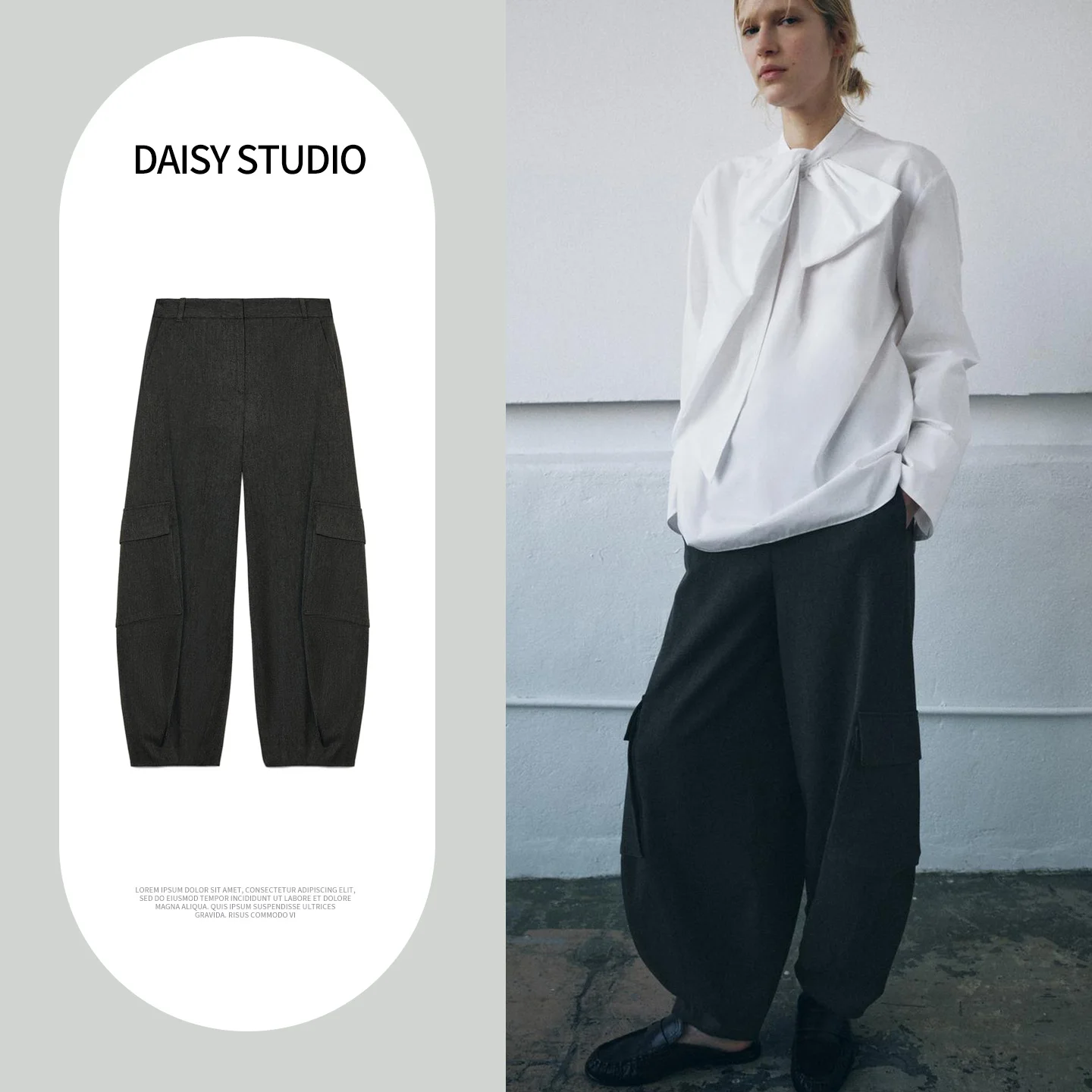 

Новые женские брюки-карго с металлическими крючками и молниями, рабочие, с высокой талией, из полиэстера, повседневные